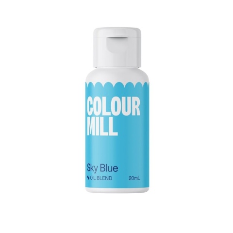 Barwnik olejowy do mas tłustych - Colour Mill - Sky Blue, 20 ml, sklep cukierniczy Kraków