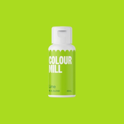 Barwnik olejowy do mas tłustych - Colour Mill - Lime, 20 ml, sklep cukierniczy Kraków