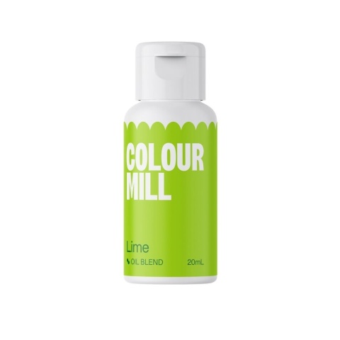Barwnik olejowy do mas tłustych - Colour Mill - Lime, 20 ml, sklep cukierniczy Kraków