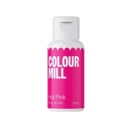 Barwnik olejowy do mas tłustych - Colour Mill - Hot Pink, 20 ml, sklep cukierniczy Kraków