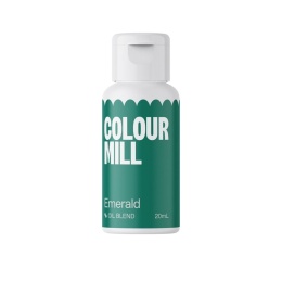 Barwnik olejowy do mas tłustych - Colour Mill - Emerald, 20 ml, sklep cukierniczy Kraków