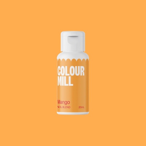 Barwnik olejowy do mas tłustych - Colour Mill - Mango, 20 ml, sklep cukierniczy Kraków
