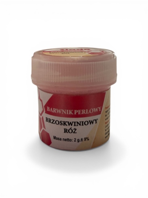 Barwnik spożywczy perłowy w proszku BRZOSKWINIOWY RÓŻ, sklep cukierniczy Kraków