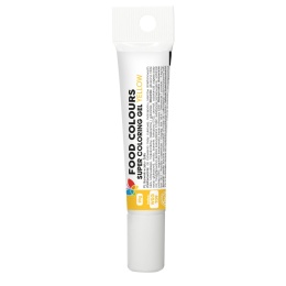 Barwnik spożywczy w żelu w tubce - Food Colours - żółty, 20 g, sklep cukierniczy Kraków