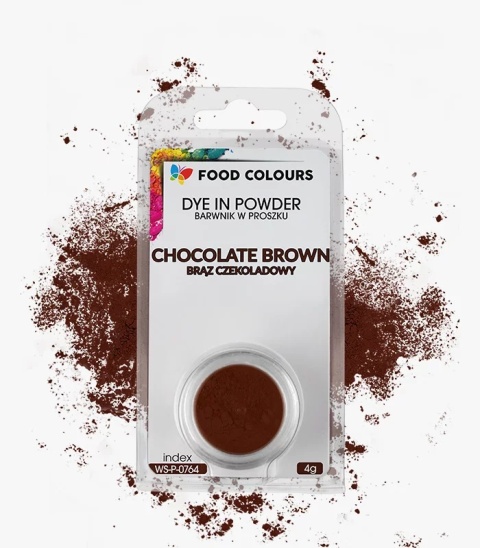 Barwnik w proszku WS-P-076 Brąz czekoladowy, sklep cukierniczy Kraków