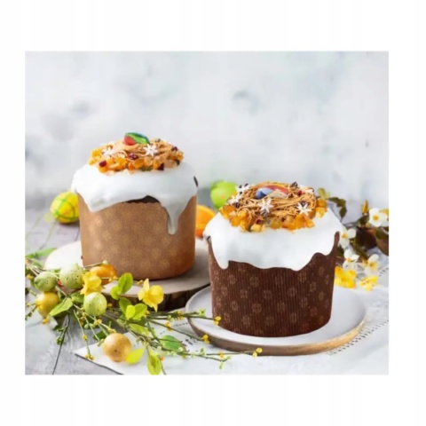 Papierowa forma Panettone 15,4x10,5cm 750g 10 szt, sklep cukierniczy Kraków