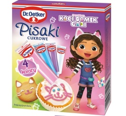 Pisaki cukrowe do dekoracji pierniczków KOCI DOMEK GABI, sklep cukierniczy kraków