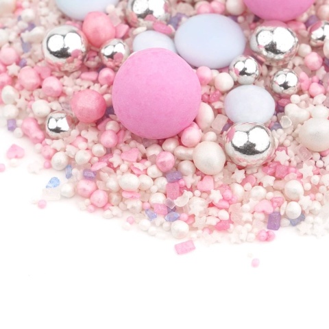 Posypka cukrowa FLUFFY PINK, Słodki Bufet, Sklep cukierniczy Kraków