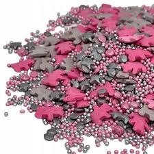 Posypka cukrowa MISIE RÓŻOWE, sklep cukierniczy Kraków