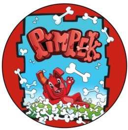 Wydruk cukrowy na tort Pimpek i Luczek