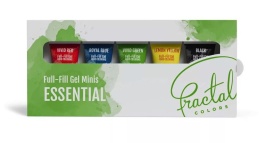 Zestaw barwników spożywczych w żelu - Fractal Colors - 5 x 12 g, sklep cukierniczy Kraków