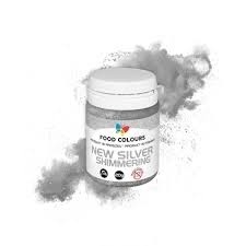 Barwnik metaliczny w proszku New Silver Shimmering WS-PJ-152, WS-P-152, sklep cukierniczy Kraków