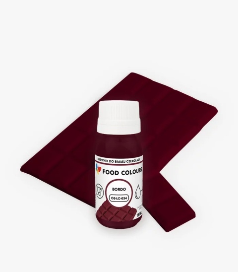 Barwnik do białej czekolady BORDO, slep cukierniczy Kraków