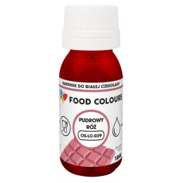 Barwnik do czekolady i mas tłustych PUDROWY RÓŻOWY 18 ml, sklep cukierniczy Kraków