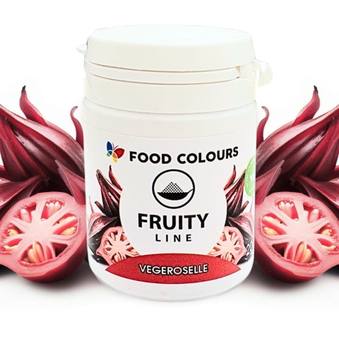 Barwnik w proszku naturalny VEGEROSELLE 20g, sklep cukierniczy Kraków