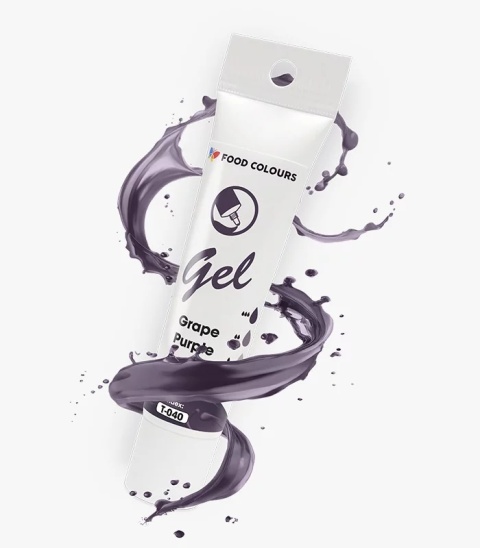 Barwnik w żelu Food Colours Gel T-040 Grape Purple, sklep cukierniczy Kraków