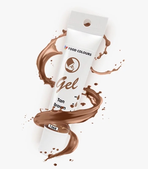 Barwnik w żelu Food Colours Gel T-068 Tan Brown, sklep cukierniczy Kraków