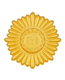 Dekoracja cukrowa Hostia Złota 8 cm Sklep cukierniczy Kraków