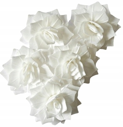Dekoracja waflowa RÓŻA ROZALIA biała, sklep cukierniczy Kraków