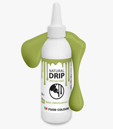 Drip do tortu, zastygająca polewa czekoladowa PISTACHIO kolor pistacjowy