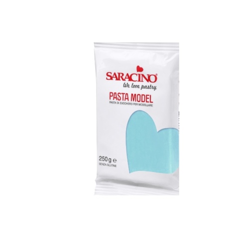 Masa cukrowa do modelowania BŁĘKITNA 250g Saracino, sklep cukierniczy Kraków