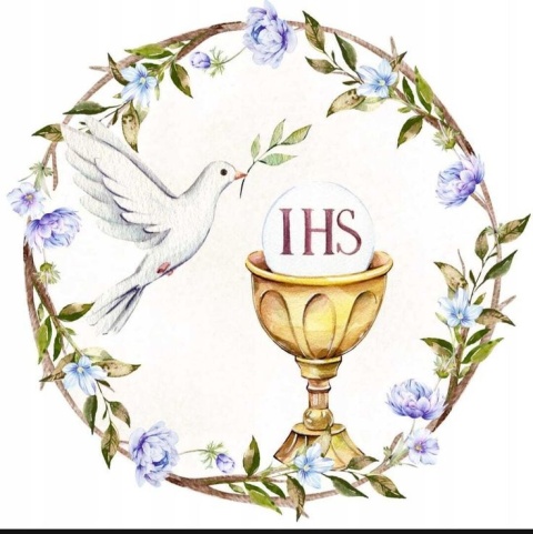 Wydruk spożywczy jadalny na tort I komunia święta, sklep cukierniczy Kraków, dekoracje na tort Kraków