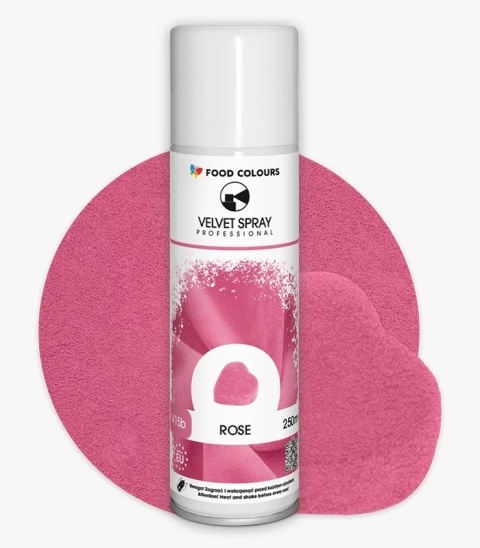Zamsz w sprayu RÓŻOWY 250 ml VELVET SPRAY, sklep cukierniczy Kraków