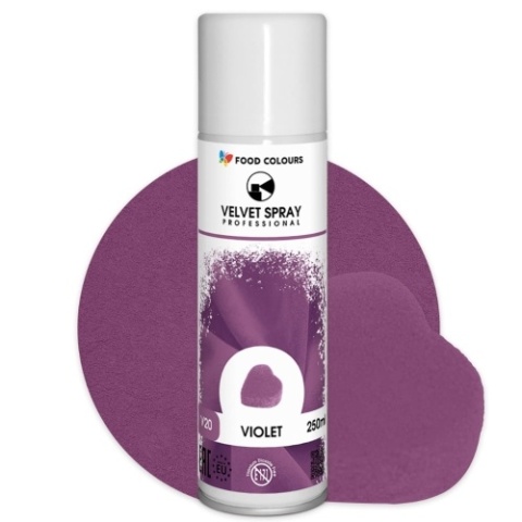 Zamsz w sprayu Fioletowy, sklep cukierniczy Kraków