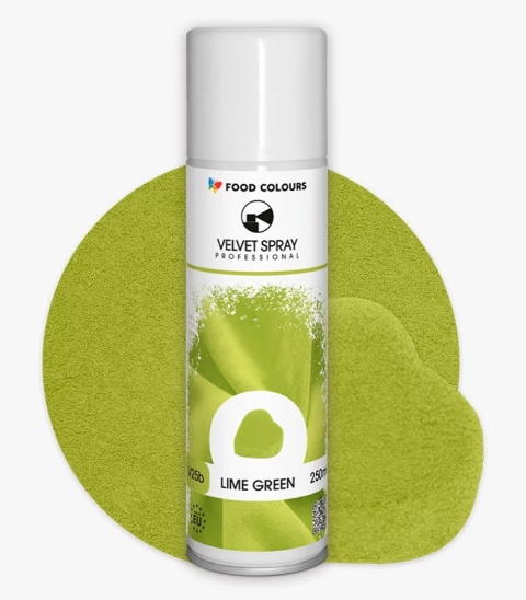Zamsz w sprayu LIMONKOWY Y 250 ml VELVET SPRAY, sklep cukierniczy Kraków