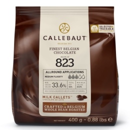 Czekolada mleczna w pastylkach 33,6% 400g Callebaut,sklep cukierniczy Kraków