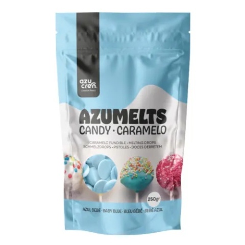 Czekoladowe pastylki polewa do dripów lizaków Błękitna 250g, sklep cukierniczy Kraków