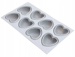 Forma silikonowa SERCA 8 gniazd 19x10 cm, sklep cukierniczy Kraków