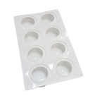 Forma silikonowa do monoporcji biała kule 6,7cm 8szt, sklep cukierniczy Kraków