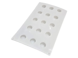 Forma silikonowa na monoporcje biała kule 3,3cm 15szt, sklep cukierniczy Kraków