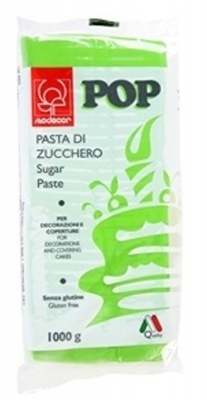 Masa cukrowa do obkładania i prostych figurek ZIELONA 1 kg Modecor, sklep cukierniczy Kraków