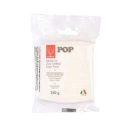 Masa cukrowa do obkładania tortu i prostych figurek 250g BIAŁA MODECOR, sklep cukierniczy Kraków