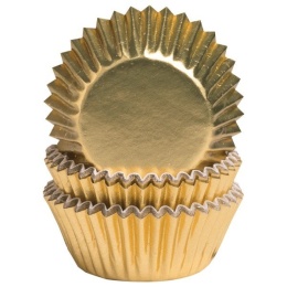 Papilotki do cakepops złote 25szt.