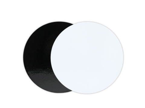 Podkład cienki pod ciasto BIAŁO-CZARNY 12cm, sklep cukierniczy Kraków