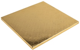 Podkład kwadratowy pod tort ZŁOTY 34x34, sklep cukierniczy Kraków
