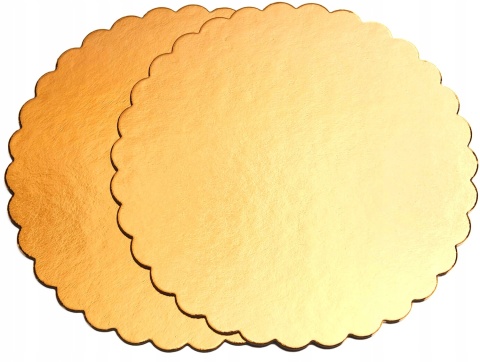 Podkład pod tort karbowany ZŁOTY 24 cm, sklep cukierniczy Kraków
