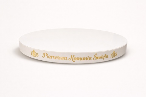 Podkład styrodurowy pod tort PIERWSZA KOMUNIA ŚWIĘTA IHS śr.26 cm, sklep cukierniczy Kraków