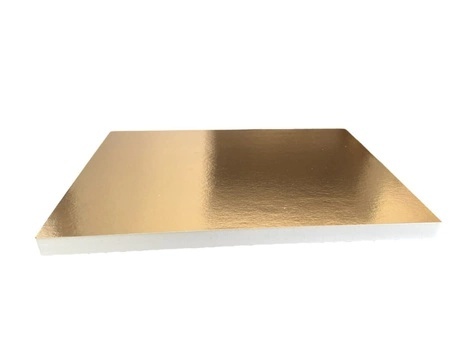 Podkład styrodurowy pod tort kwadratowy 30x40cm ZŁOTY, sklep cukierniczy Kraków