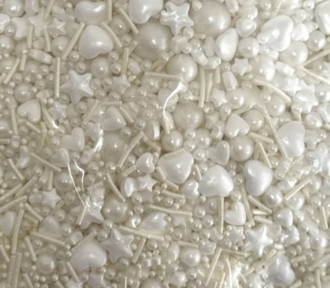 Posypka cukrowa LOVELY WHITE 50 g, sklep cukierniczy Kraków