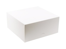 Pudełko na ciasto z 26x26x12 cm BIAŁE, sklep cukierniczy Kraków