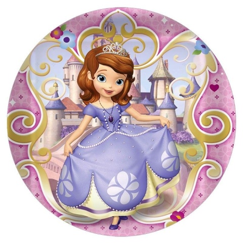 Wydruk jadalny na tort JEJ WYSOKOŚĆ ZOSIA wz.I, sklep cukierniczy Kraków