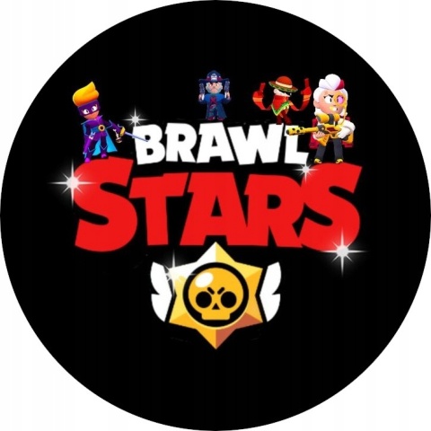 Wydruk jadalny na tort BRAWL STARS wz.VIII, sklep cukierniczy Kraków
