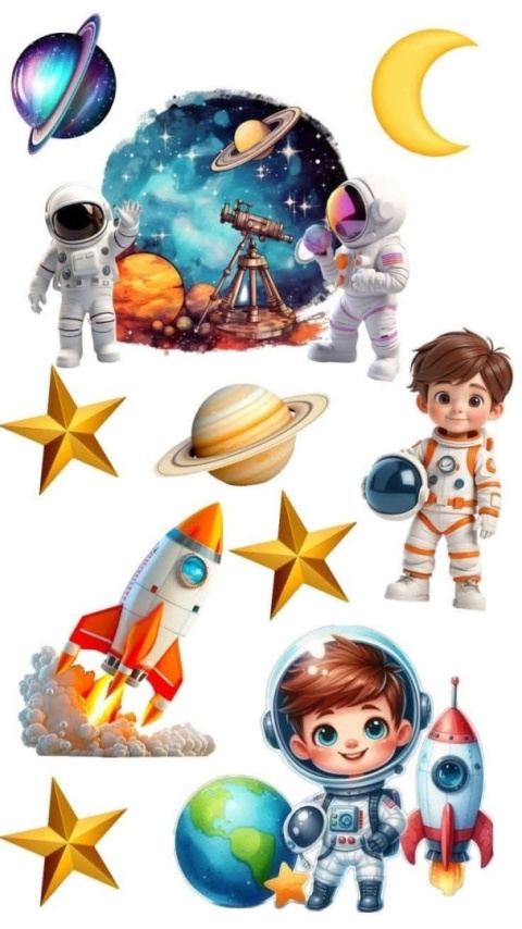 Wydruk jadalny na tort ASTRONAUTA-KOSMOS wz.I, sklep cukierniczy Kraków