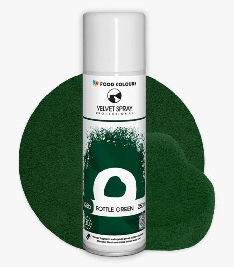 Zamsz w sprayu ZIELEŃ BUTELKOWA 250 ml VELVET SPRAY, sklep cukierniczy kraków