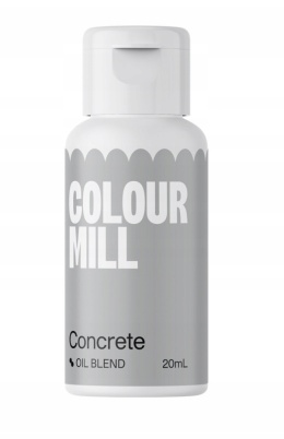 Barwnik olejowy do mas tłustych - Colour Mill - CONCRETE 20 ml,sklep cukierniczy Kraków