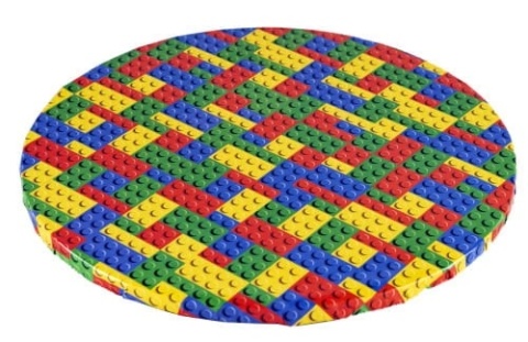 Podkład pod tort LEGO śr.25,sklep cukierniczy Kraków